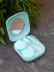 Контейнер для линз «Classic square», light blue 