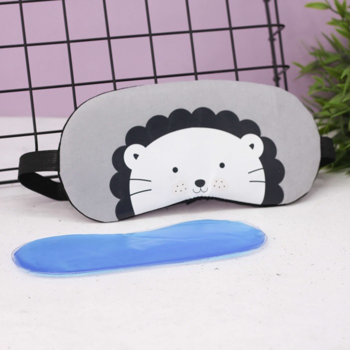 Маска для сна гелевая &quot;Hedgehog&quot; 