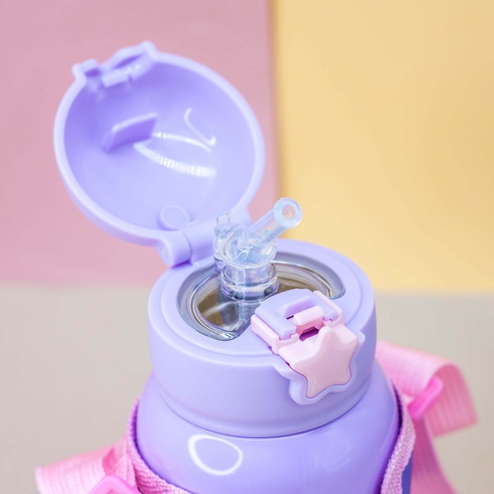 Термос "Cute cat", purple (550 ml) 