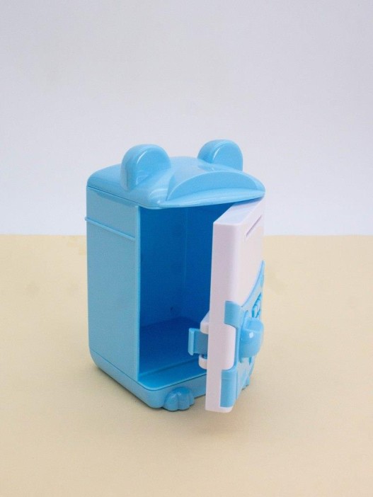 Копилка-сейф "Cute animal", blue (14x8 см) 