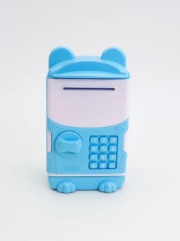 Копилка-сейф "Cute animal", blue (14x8 см)