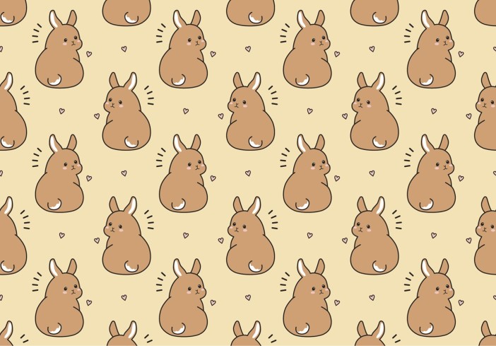 Обложка для паспорта Аниме «Many hare», плотность 600 мкм 