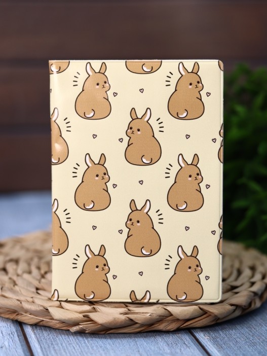 Обложка для паспорта Аниме «Many hare», плотность 600 мкм 