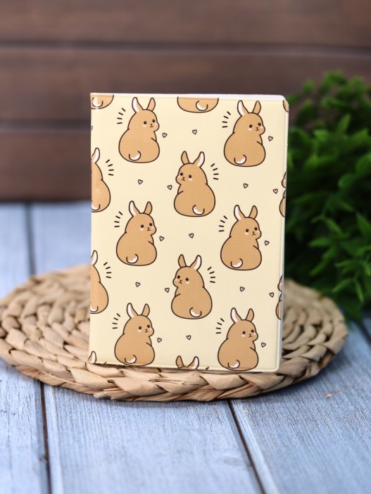 Обложка для паспорта Аниме «Many hare», плотность 600 мкм 