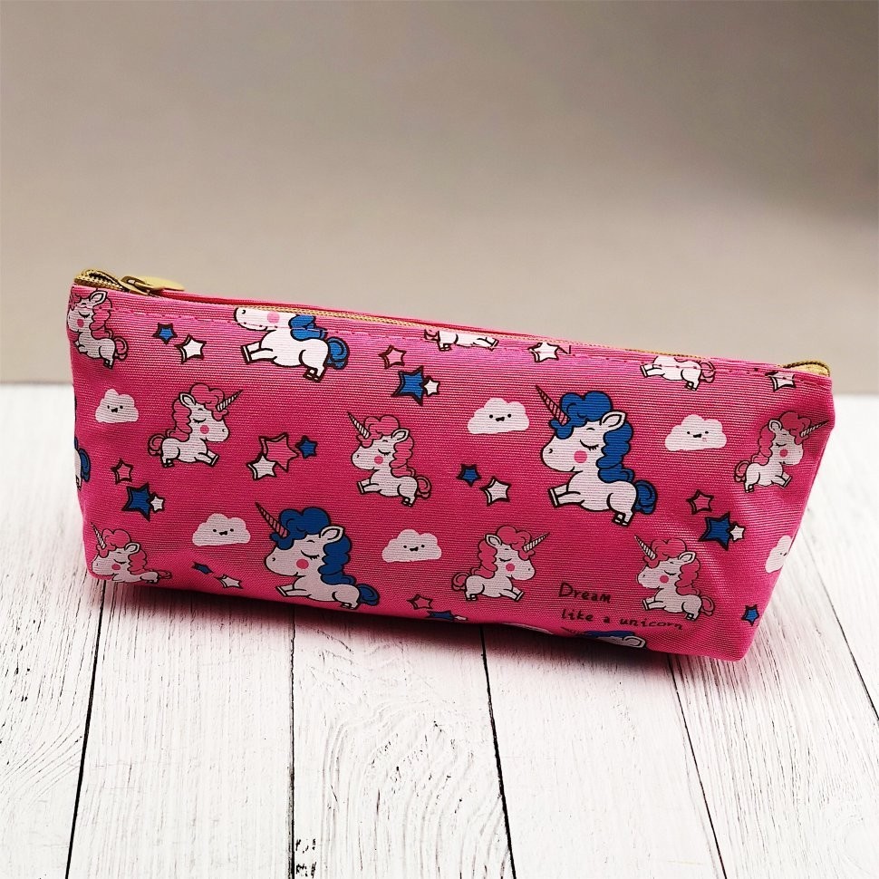BD154 Пенал "Единороги", pink
