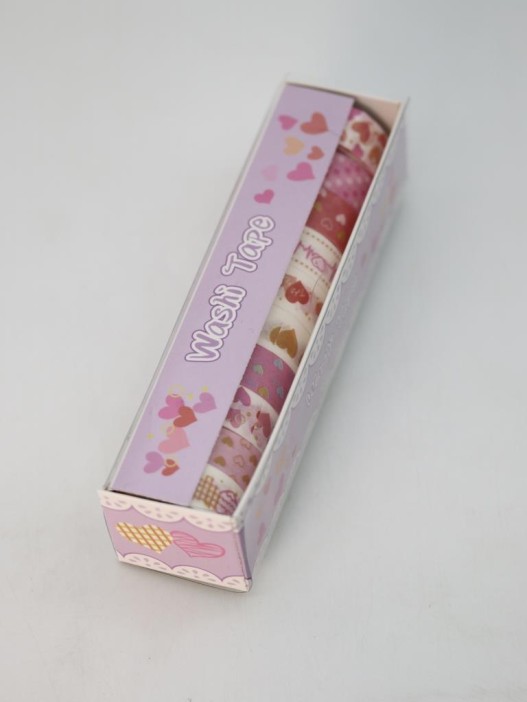 Набор декоративного скотча 10 шт. &quot;Love story&quot;, mix  (1.5см*2м) 