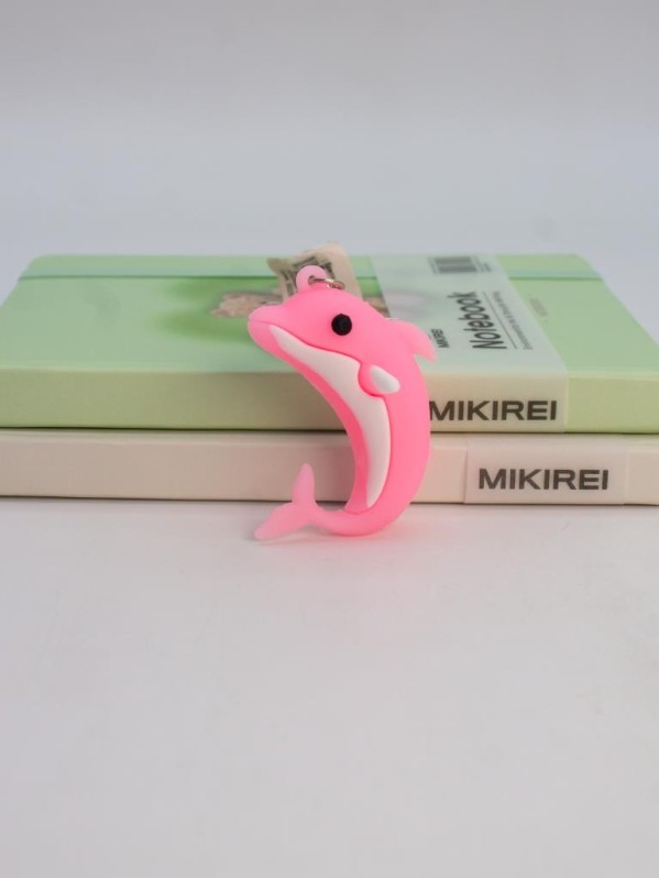 Брелок "Игривый Дельфин", розовый