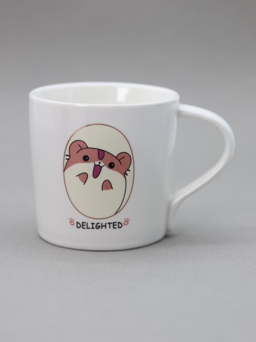 Кружка «Delighted hamster», pink (360 ml) 