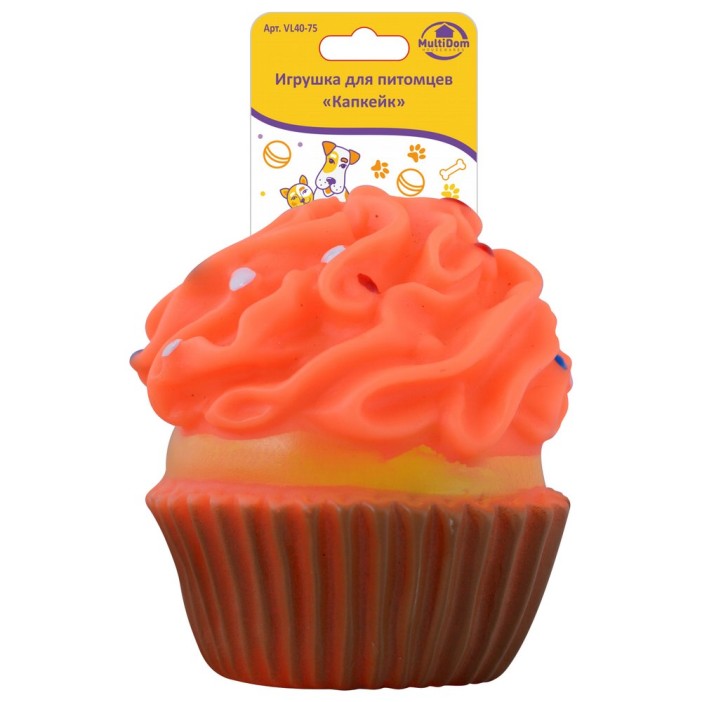 Игрушка для питомцев &quot;Капкейк&quot; (7,5х6,5 см) 