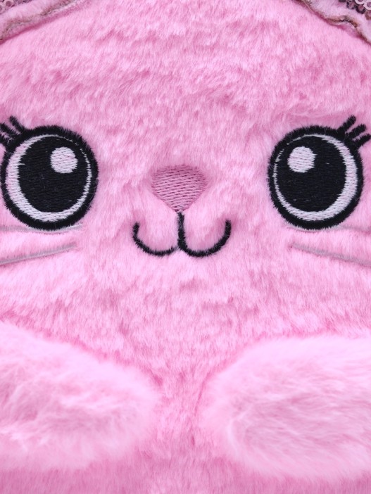 Блокнот плюшевый «Pink Kitten» (21,5*14,5 см) 