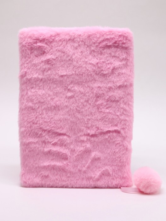 Блокнот плюшевый «Pink Kitten» (21,5*14,5 см) 