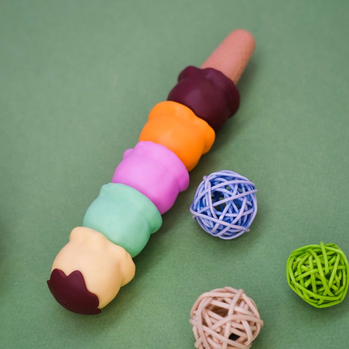 Маркер текстовыделитель &quot;Сhocolate cone&quot;, 5 в 1, mix 