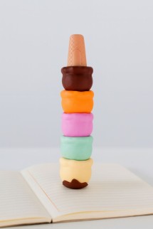 Маркер текстовыделитель "Сhocolate cone", 5 в 1, mix