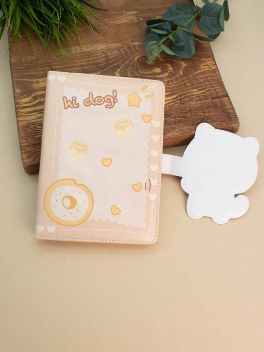 Блокнот (B6) &quot;Hi dog sushi&quot;, orange (18.5*13) 