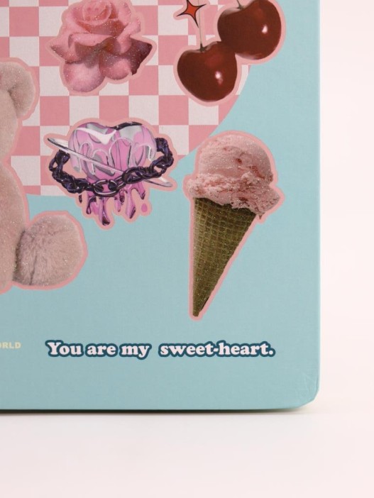 Блокнот (А5) &quot;Bear stick me&quot;, green (14.5*21) 