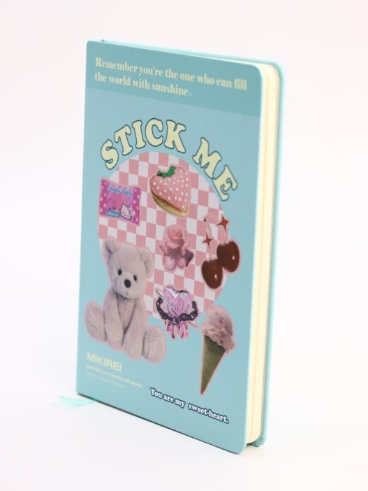 Блокнот (А5) &quot;Bear stick me&quot;, green (14.5*21) 