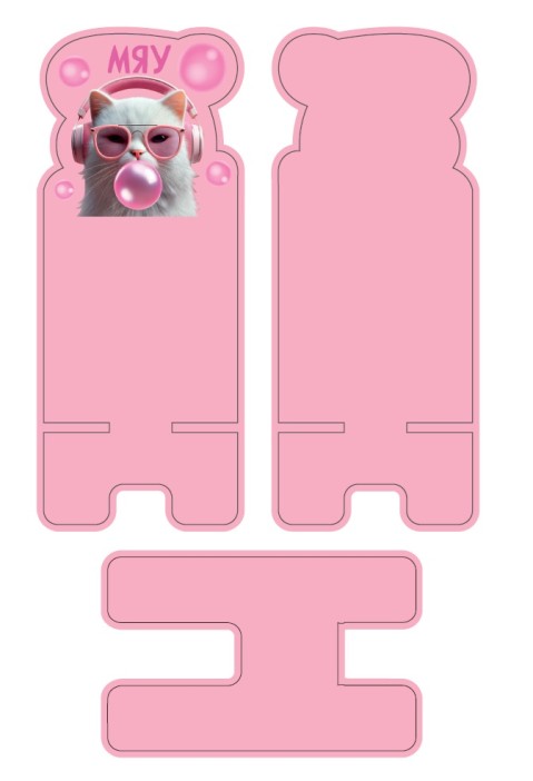 Подставка под телефон/планшет iLikeGift «Мяу » 