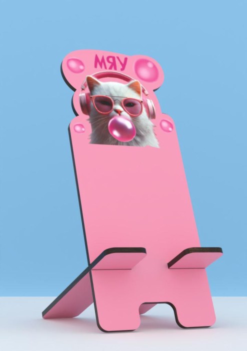 Подставка под телефон/планшет iLikeGift «Мяу » 