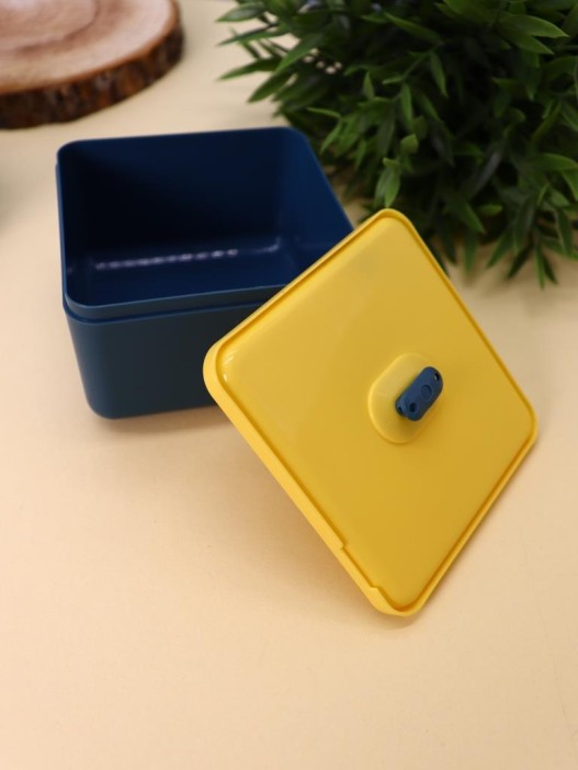 Набор ланчбоксов в термосумке &quot;Big lunch&quot;, синий, 2 яруса, 4 отделения (1400 мл) 