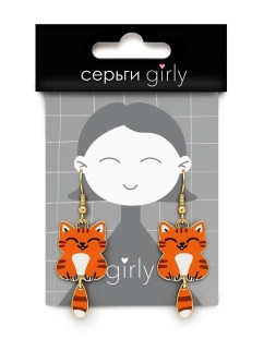 Серьги GIRLY &quot;The sly fox&quot;