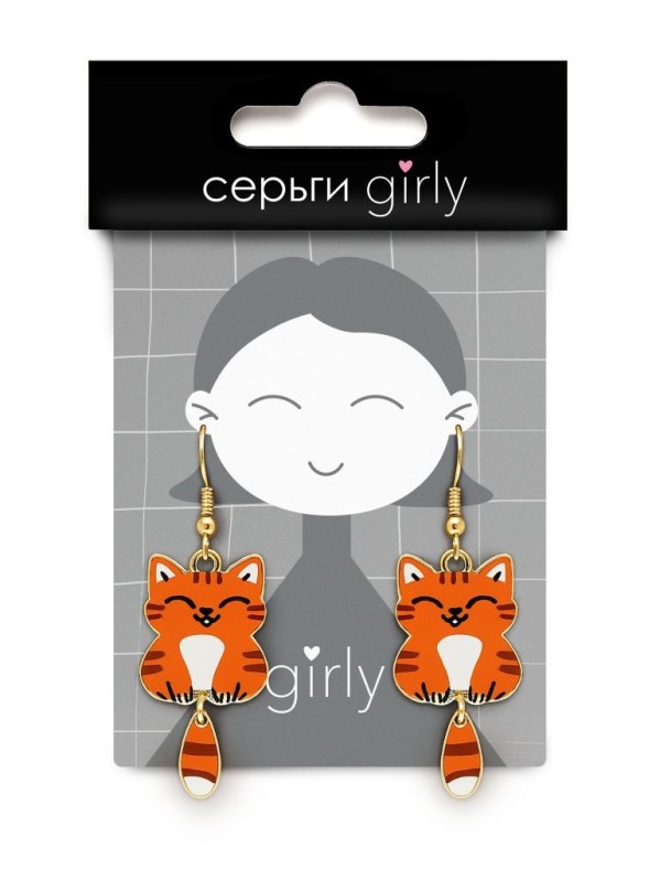 Серьги GIRLY "Хитрый лис"