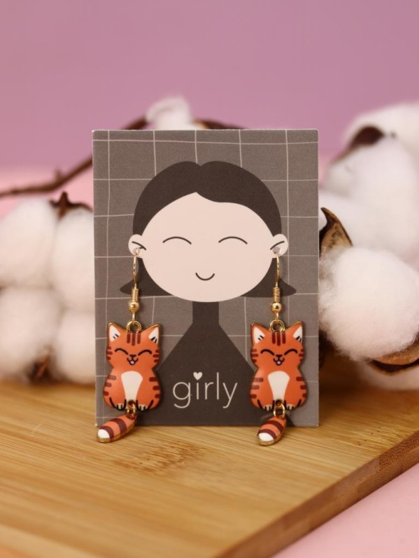 Серьги GIRLY "Хитрый лис"