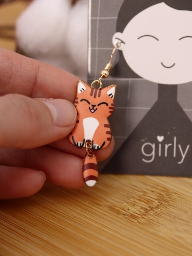 Серьги GIRLY "Хитрый лис"