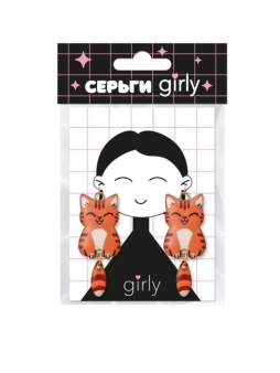 Серьги GIRLY "Хитрый лис"