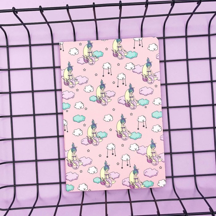 Тетрадь(A5) "Mermaid in the sea", pink 