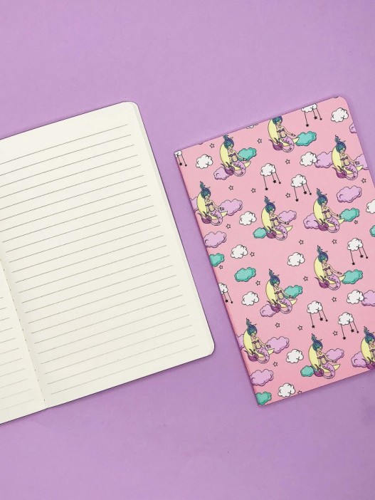 Тетрадь(A5) "Mermaid in the sea", pink 