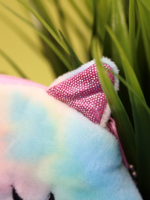 Кошелёк плюшевый "Multicolored cat", colorful (10*11 см) 