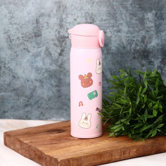 Термос «Flower blast», pink (500 ml)