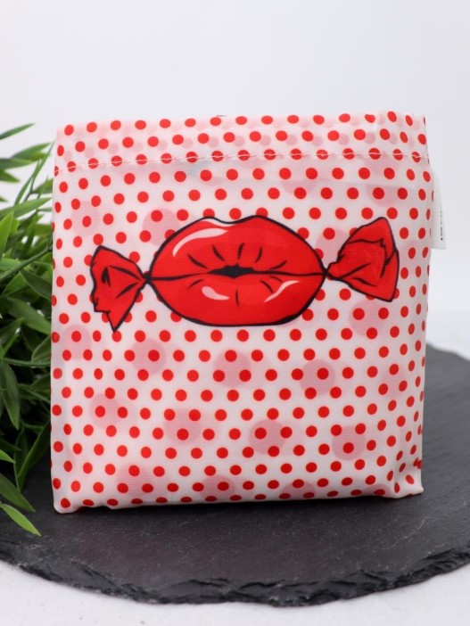 Сумка шоппер «Kiss», red 