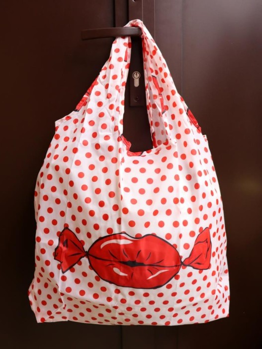 Сумка шоппер «Kiss», red 