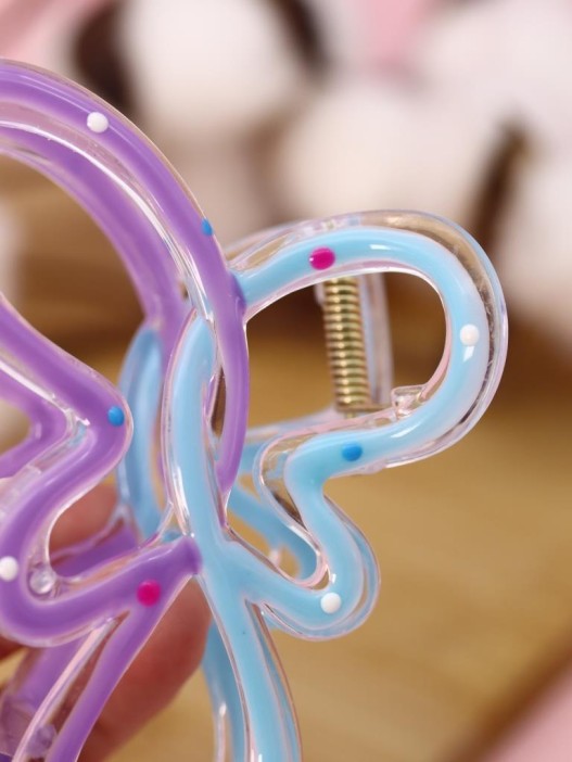 Заколка-краб для волос GIRLY &quot;Graceful butterfly&quot;, mix 