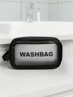 Косметичка "Washbag" black, 16*26*7 см