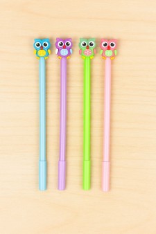 Ручка "Multicolored owl", mix