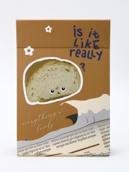 Зеркало "Cute bread", brown