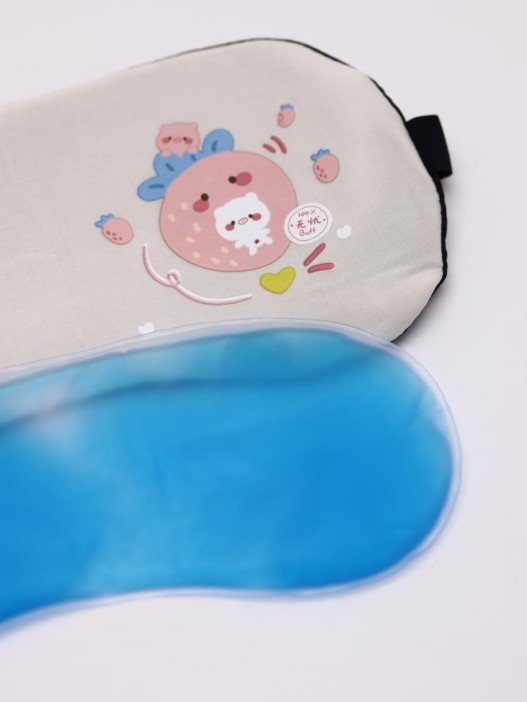 Маска для сна гелевая &quot;Healthy sleep&quot;, strawberry 