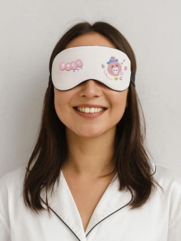 Маска для сна гелевая "Healthy sleep", strawberry