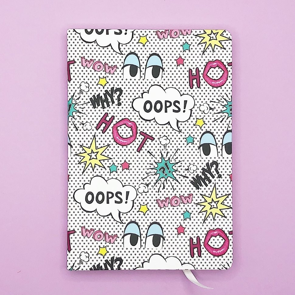 Блокнот "OOPS", white
