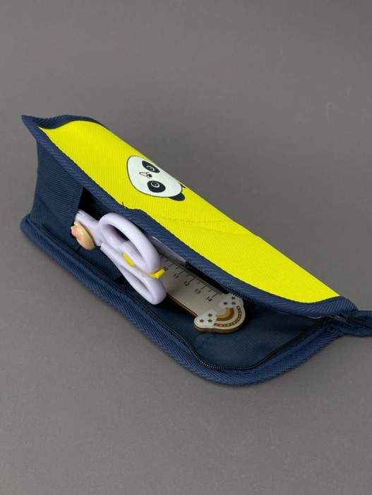 Пенал &quot;Forest friends&quot;, yellow (22.7*9.2 см) 