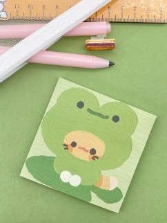 Блок стикер для записей &quot;Cute friends&quot;, green