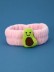 Повязка на голову &quot;Green avocado&quot;, pink 