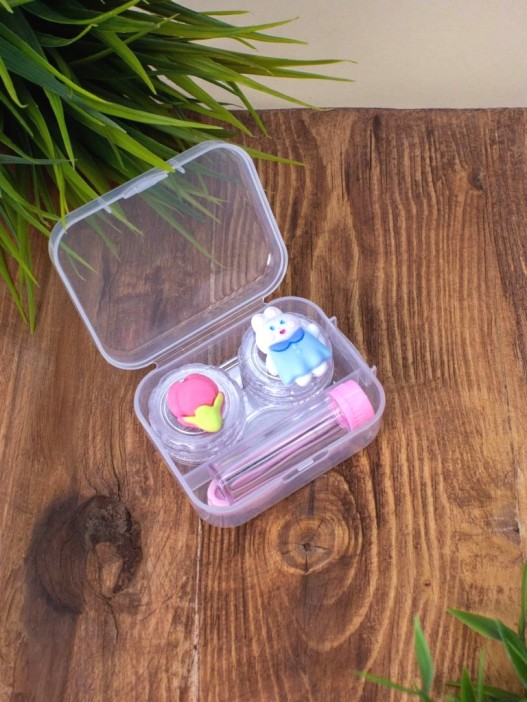 Контейнер для линз &quot;Summer friends&quot;, rabbit 