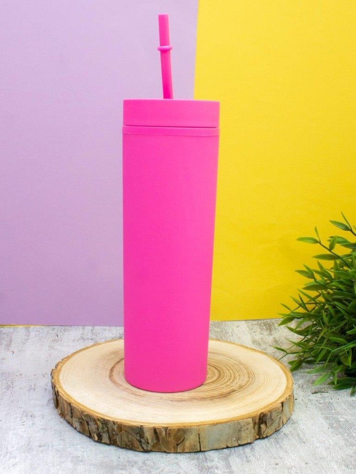 Тамблер "Every day", fuchsia