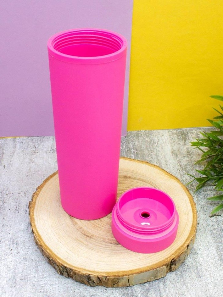 Тамблер "Every day", fuchsia