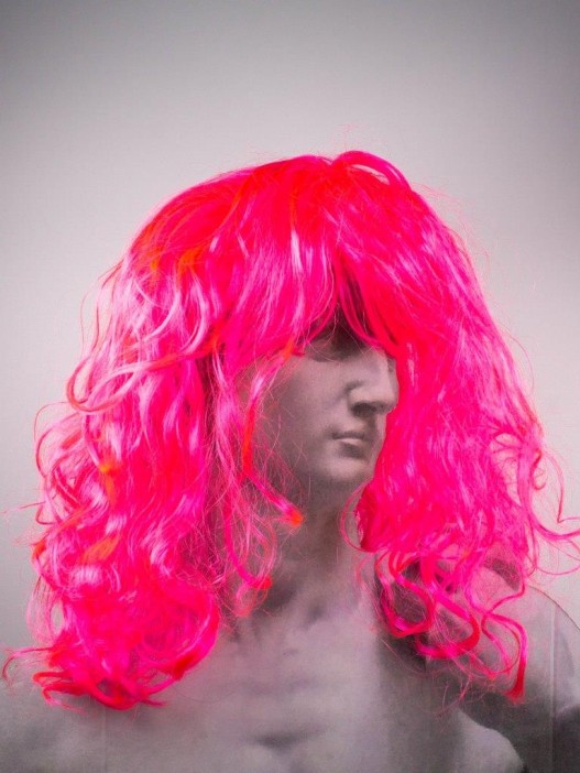 Парик карнавальный &quot;Vivid&quot;, pink (50 см) 