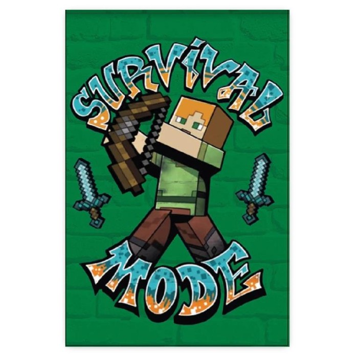 Блокнот А7 &quot;My Game-4&quot;, клетка, 40 л, на скрепке, обл. 200 гр/м2 (65*98 мм) 