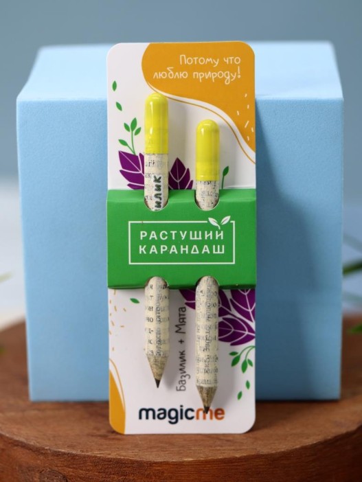 "Набор растущих карандашей Magicme mini" - Базилик и Мята 
